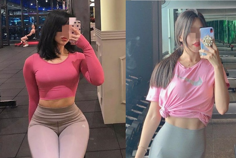 Thỏa mãn cùng em gái tập gym