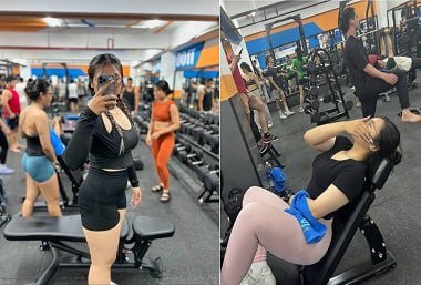 Chịch nhau sung sướn cùng nữ gymer